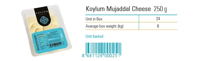 Koylum Mujaddal Cheese 250 g
