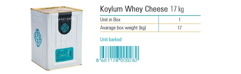 Koylum Whey Cheese 17 kg