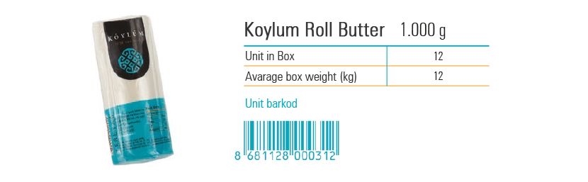 Koylum Roll Butter  1.000 g