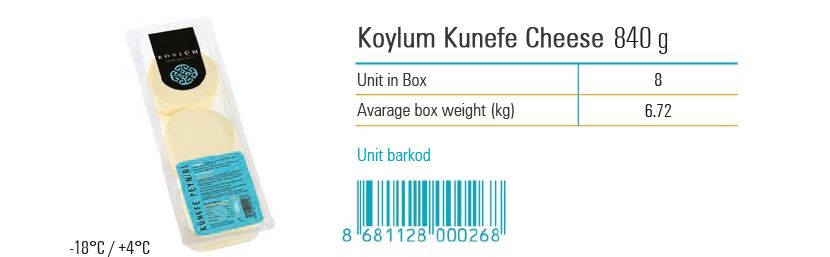 Koylum Kunefe Cheese 840 g