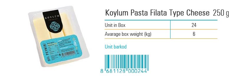 Koylum Pasta Filata Type Cheese 250 g