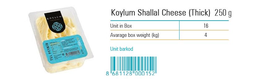 Koylum Shallal Cheese (Thick) 250 g