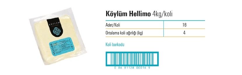 Köylüm Hellimo 4kg/koli